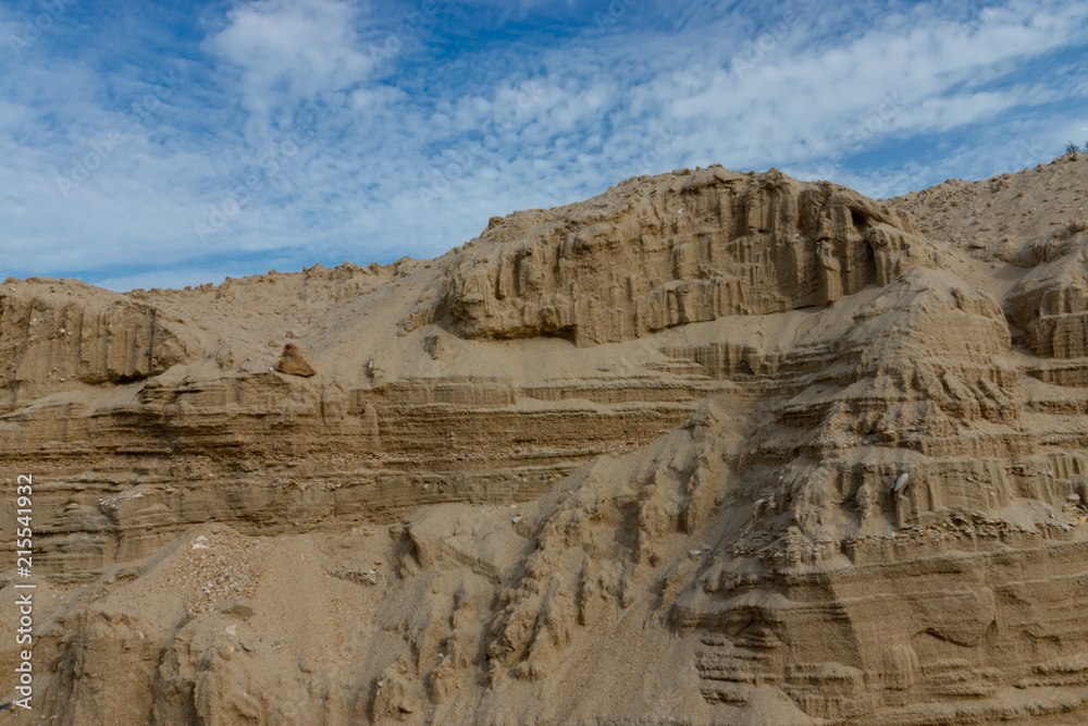 Sand background texture.