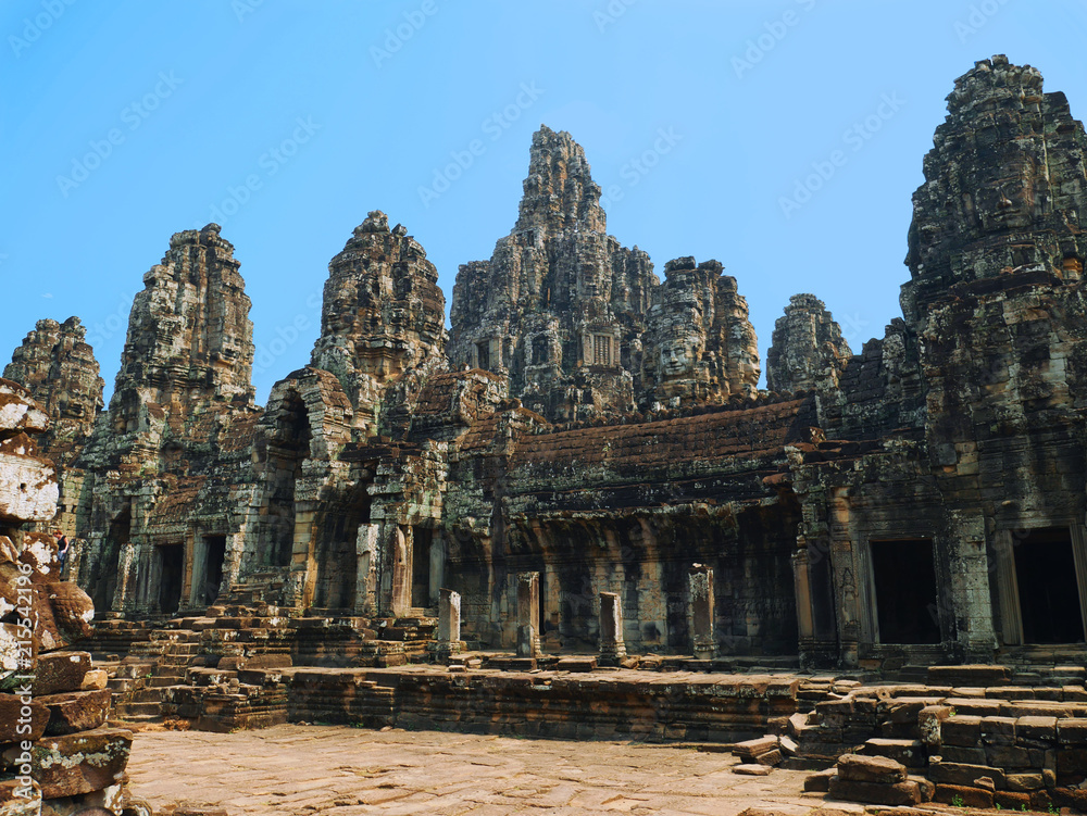 Naklejka premium Bayon Temple, Cambodia