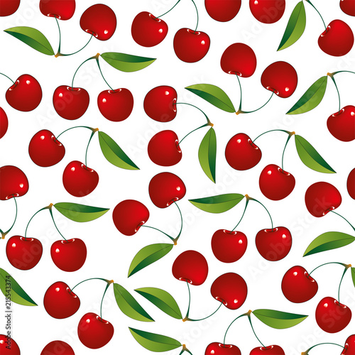 seamless cherry pattern