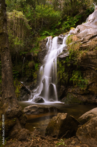 Waterfall in Serra da Cabreira  Portugal 