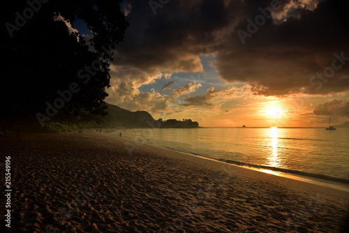 Sonnenuntergang am Strand