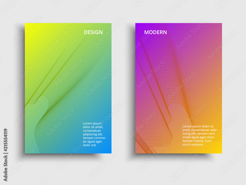 Fototapeta premium Vibrant-gradient-tech-blend