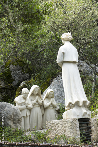 FATIMA, PORTUGAL - June 13, 2018: Fatima in Portugal is a place of revelation to the angel shepherds photo
