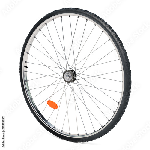 Bicycle wheel, 3D rendering