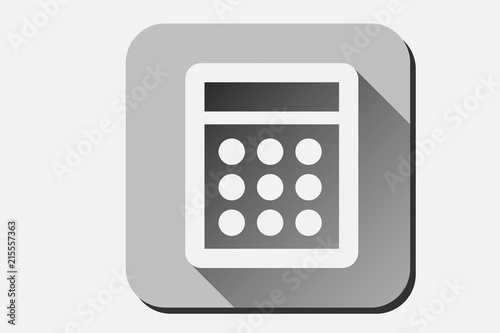 Icono gris de calculadora.