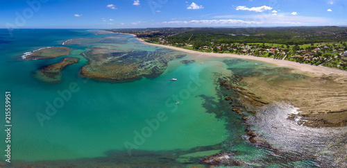 Fototapeta Naklejka Na Ścianę i Meble -  Panoramica, Penha Beach, Vera Cruz Island, Itaparica, Bahia