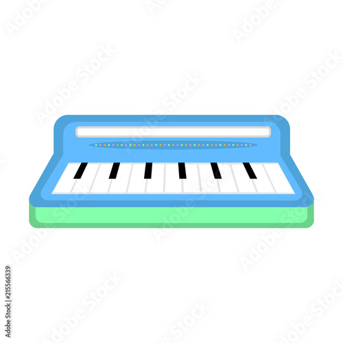 Isolated keyboard toy icon