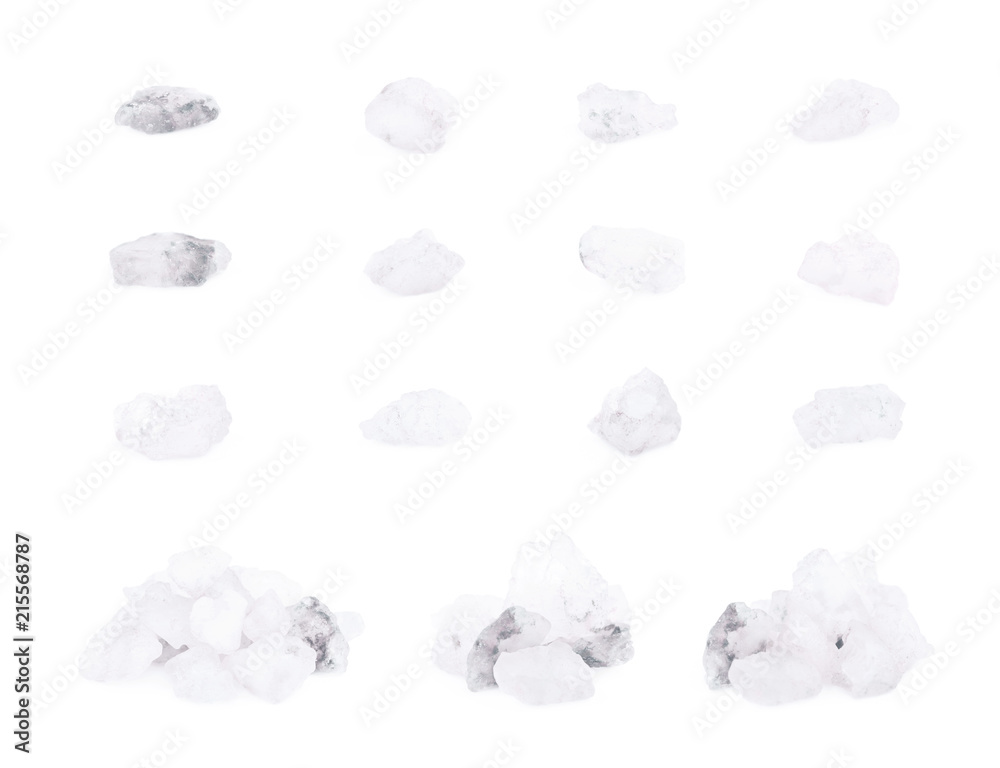 Naklejka premium Single crystal of salt isolated