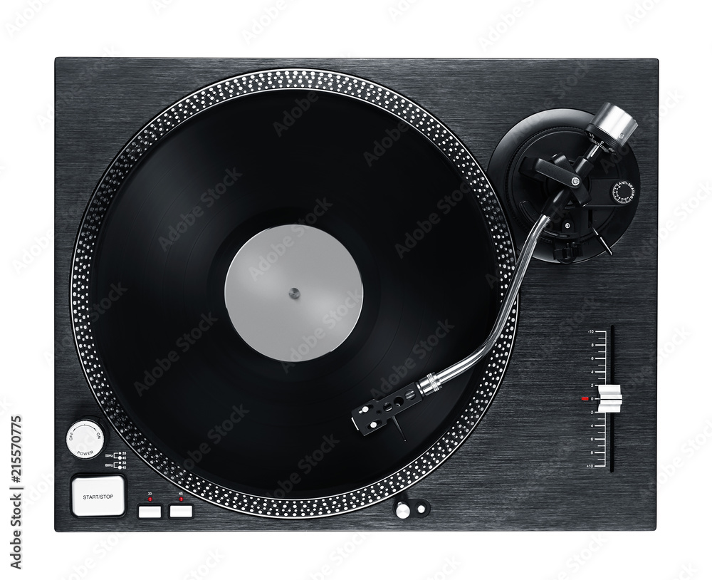 Obraz premium Record player playing vinyl