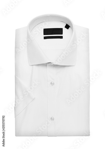 White shirt on white background
