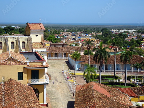 Vue of Trinidad Cuba from the Tour