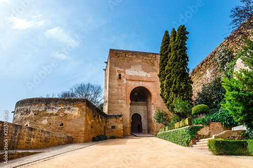 Gate of Justice  Puerta de la Justicia   gate to Alhambra complex in Granada  Spain