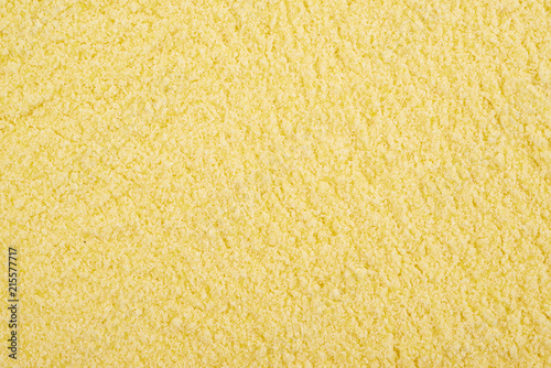 Surface coated with the corn flour