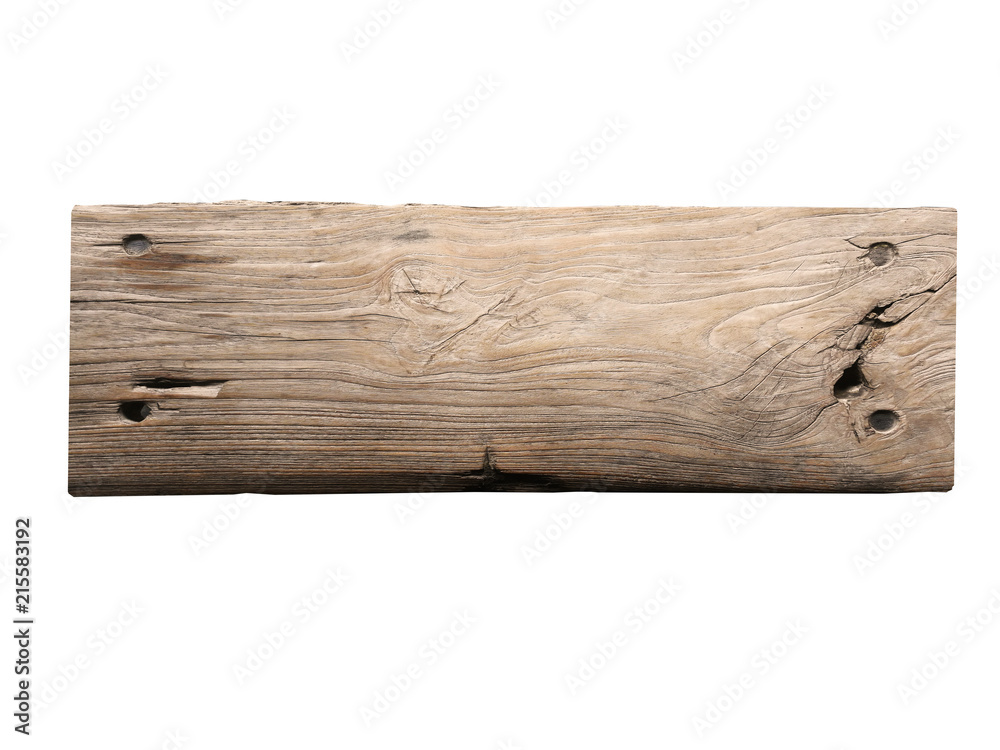 Plank wood board with blank for add text design. Natural teak wood board isolated on white background. Clipping path. Plank wood board with blank for add text design. Natural teak wood board isolated on white background. Clipping path.
