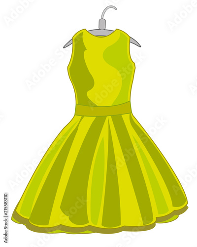 Feminine cloth gown