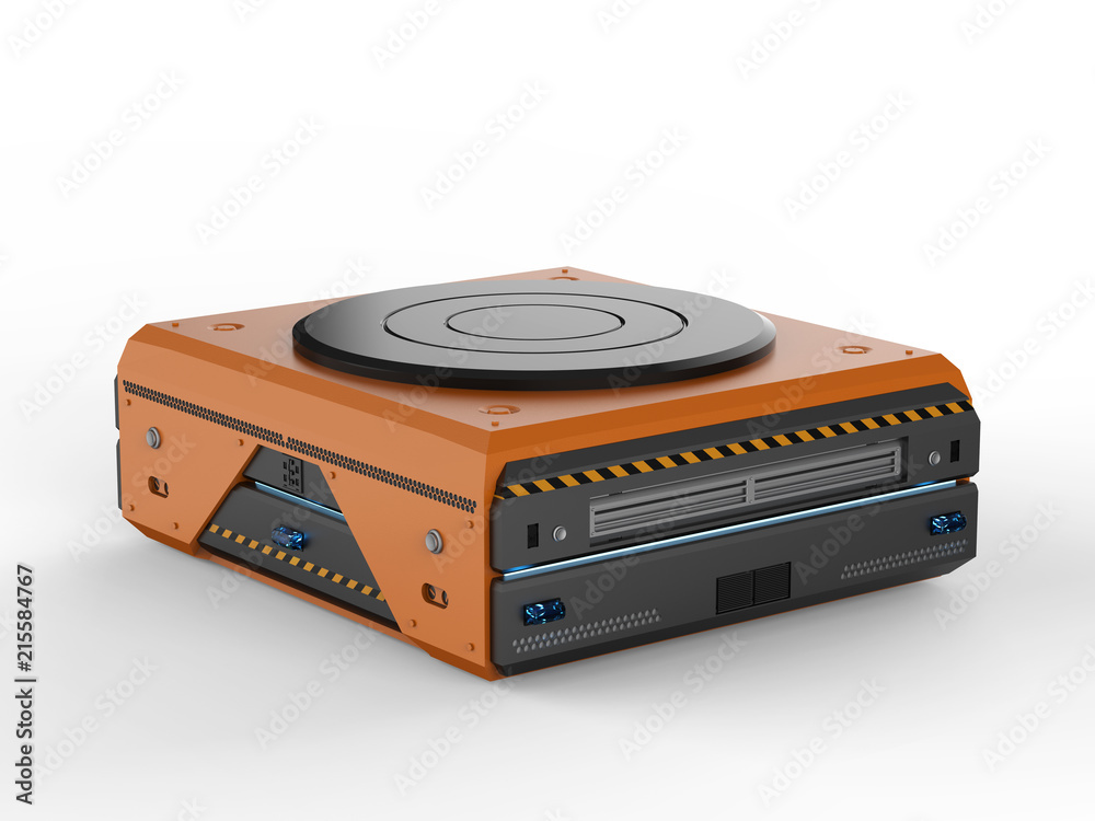 Fototapeta premium automatic warehouse robot