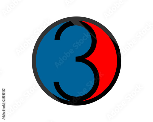 circle typography typeset logotype numeral numeric nominal image vector icon