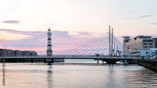 University Bridge (Universitesbron) at the inner harbor in Malmo, Sweden.