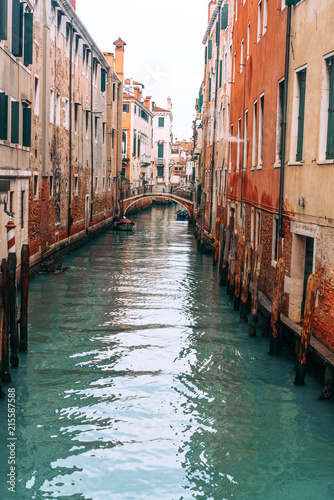 Colourful and relaxing canal in Venice © teksomolika