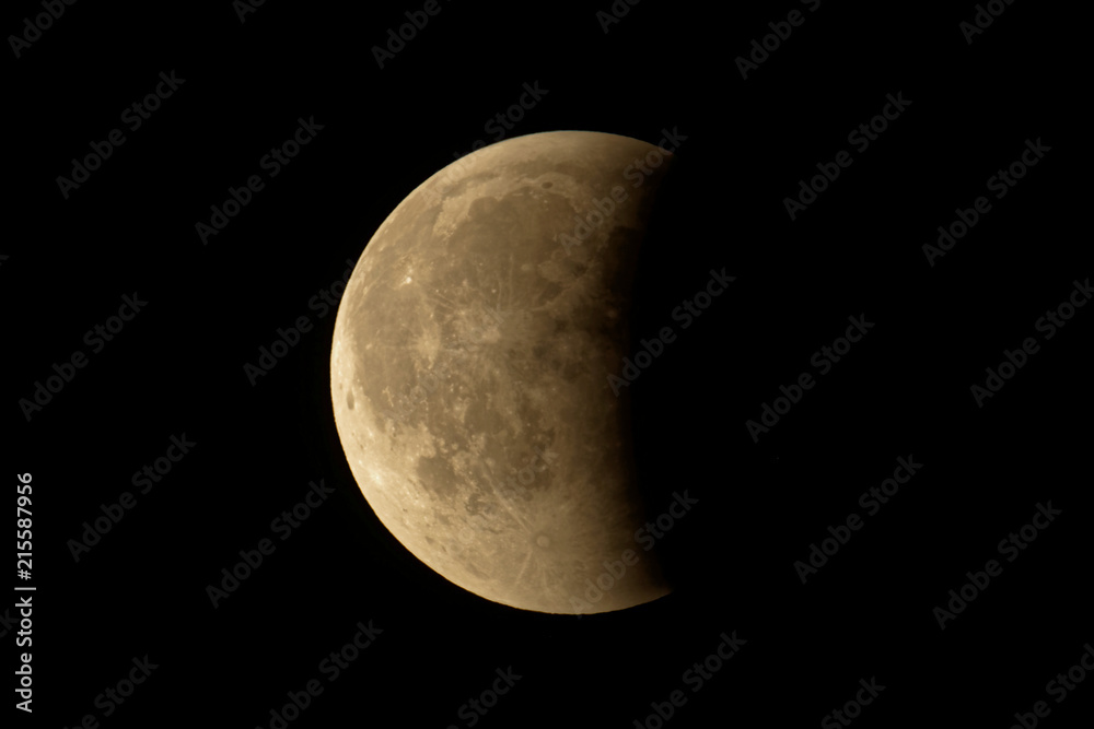 Naklejka premium Mondfinsternis
