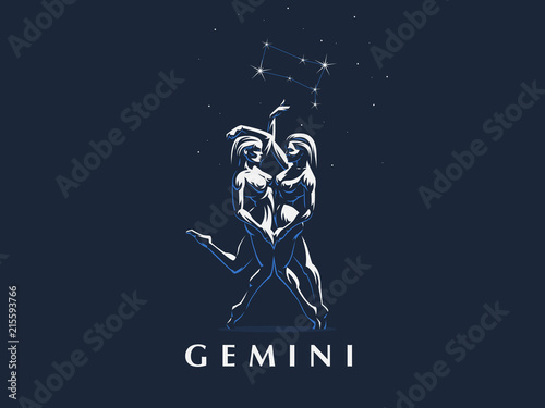 Gemini. Two girls are twins. 