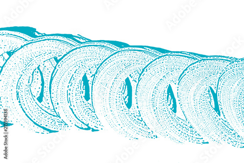 Natural soap texture. Amusing green blue foam trace background. Artistic wonderful soap suds. Cleanliness, cleanness, purity concept. Vector illustration.