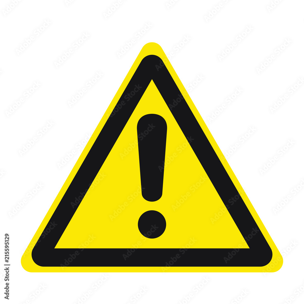 Danger sign, warning sign, attention sign. Danger warning attention icon. Danger sign, warning sign, attention sign. Danger warning attention icon.