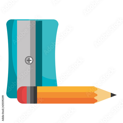 sharpener with pencil school supply
