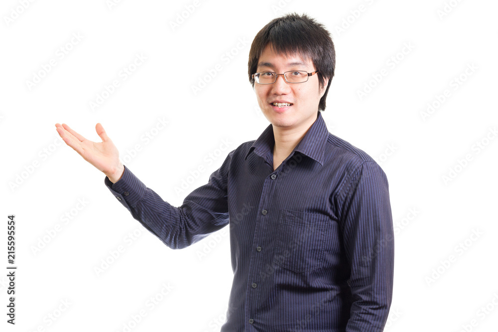 man in posture showing something man in posture showing something