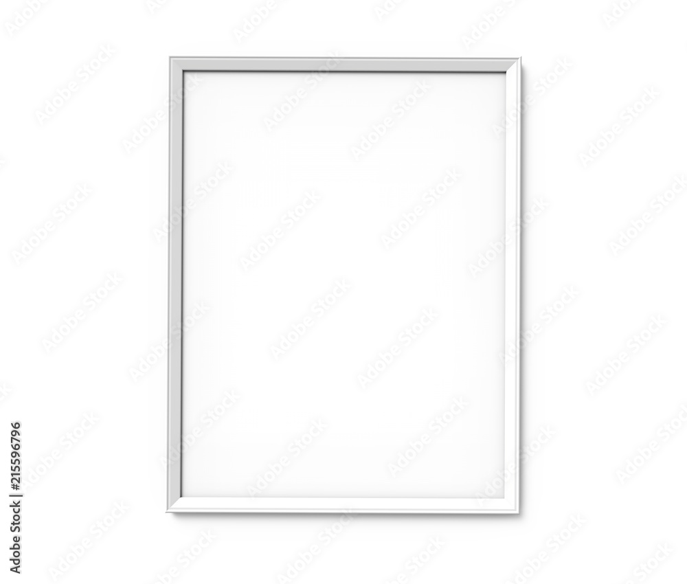 White photo frame White photo frame
