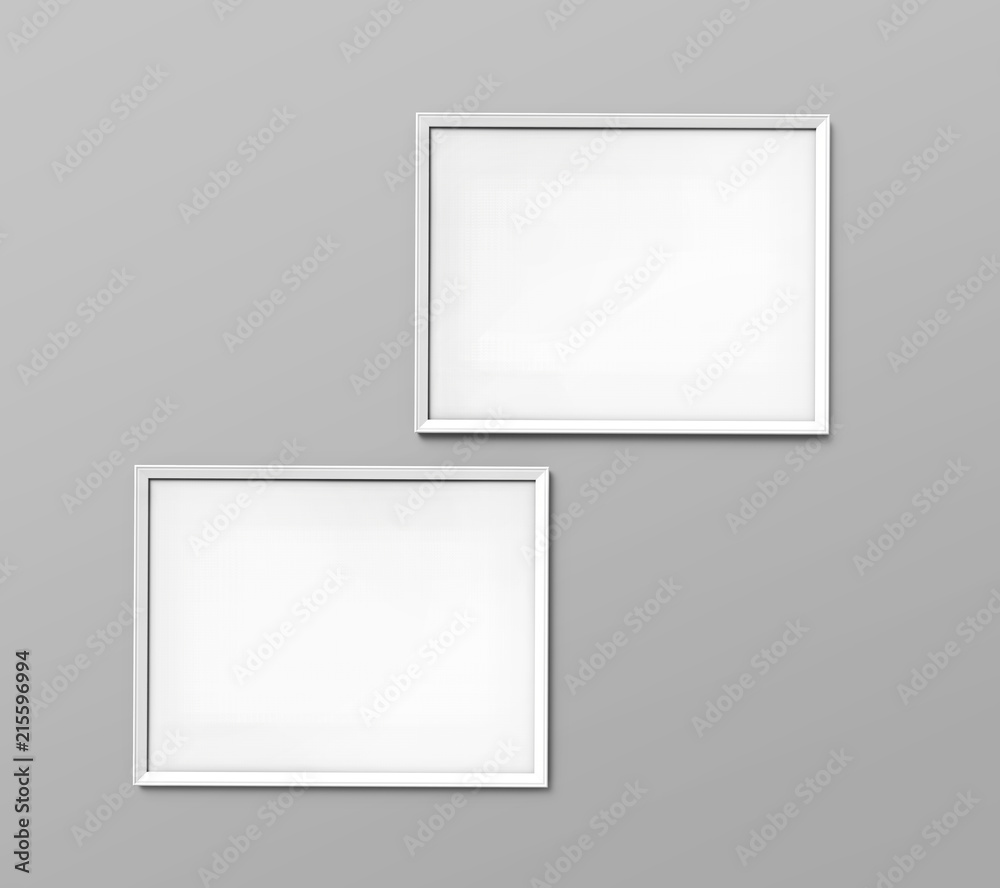 White photo frames White photo frames