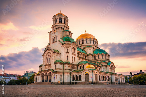 Fotografiet Alexander Nevsky Cathedral, Sofia, Bulgaria