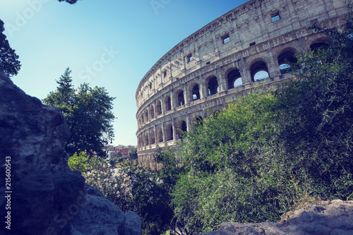 Colosseum in Rome, Italy. photo