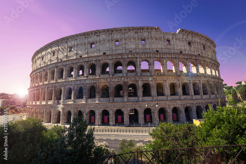 Colosseum in Rome  Italy.