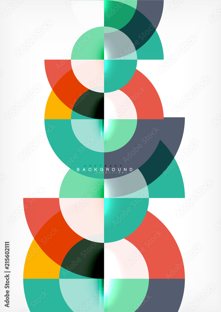 Modern circle abstract background Modern circle abstract background