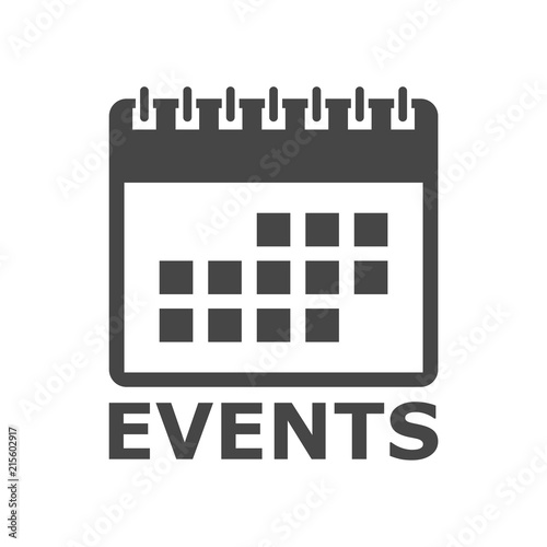 Events icon (calendar icon) 