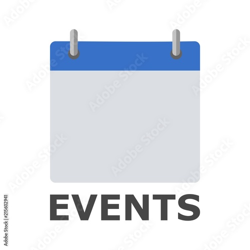 Events icon (calendar icon) 
