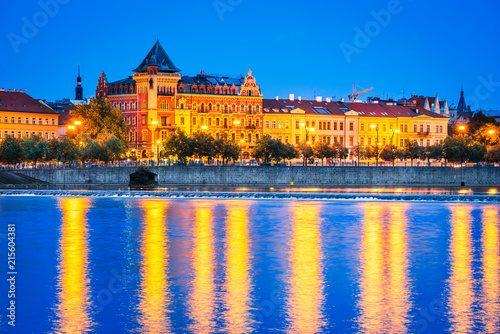 Prague with Charles Bridge and Stare Mesto oldtown, Czech Republic © ecstk22