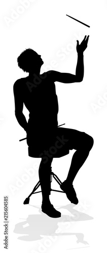 Musician Drummer Silhouette