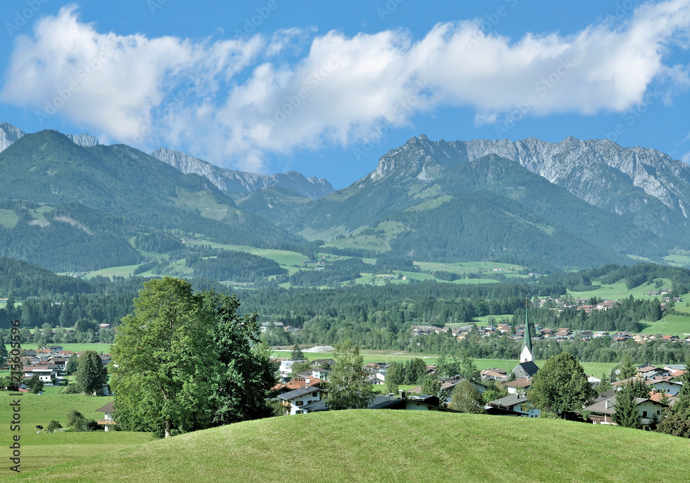 Urlaubsort Kössen in Tirol,Österreich