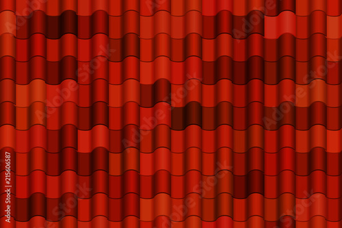 ceramic shingles seamless pattern
