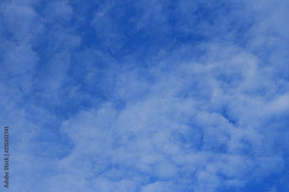 blue sky with white clouds