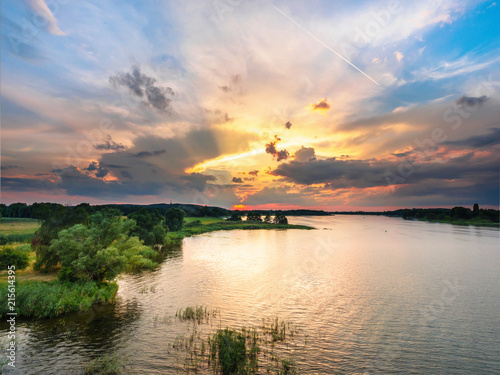 Havelblick bei Phöben im Sonnenuntergang