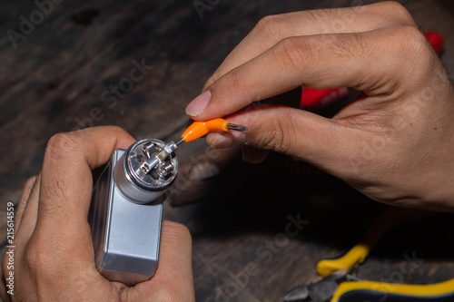 Photography Electric cigarette modify atomizer