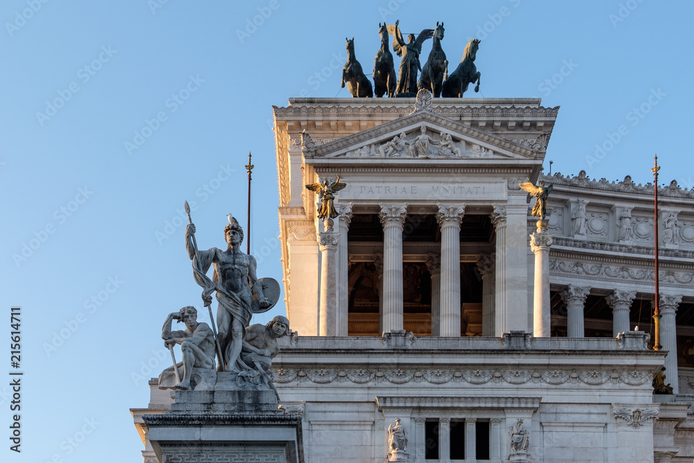 Obraz premium Roma, monumenti all'altare della Patria