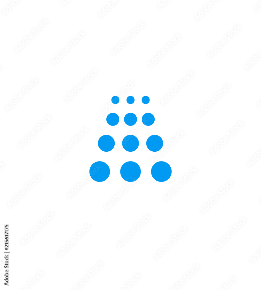 Shower room blue icon, waterfall emblem, car wash company logo template, isolated vector illustration on white background. Shower room blue icon, waterfall emblem, car wash company logo template, isolated vector illustration on white background.