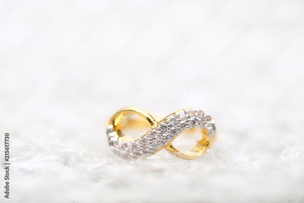 Diamond ring infinity symbol Diamond ring infinity symbol