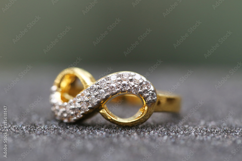 Diamond ring infinity symbol Diamond ring infinity symbol