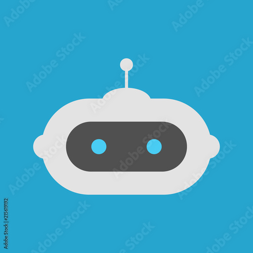 Chat bot icon sign