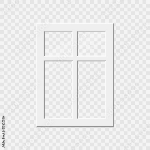 Traditional window frame